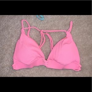 Hot pink bikini top